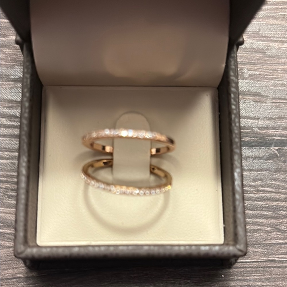 Elegant rose gold rings - selling both at $50 each